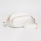 Madeline Love White Faux Pebbled Leather Structured Crossbody Bag - Bags & Wallets