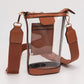 Madeline Love Clear, Tan Transparent Crossbody Bag Phone Bag - Bags & Wallets