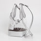 Madeline Love Clear, Silver Transparent Bucket Shoulder Bag Crossbody Bag - Bags & Wallets