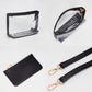 Madeline Love Clear, Red Transparent 3-piece Crossbody Handbag Set - Bags & Wallets - extra