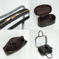Madeline Love Clear, Leopard 4PCS - Transparent Faux Leather Travel Cosmetic Bag Set - Beauty & Cosmetics - extra