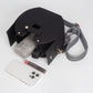 Madeline Love Black Faux Leather Functional Tumbler Crossbody Bucket Bag - Bags & Wallets - extra