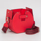 Madeline Love Red Faux Leather Functional Tumbler Crossbody Bucket Bag - Bags & Wallets