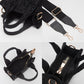 Madeline Love Pink Rhinestone Studded Mini Top Handle Crossbody Bag - Bags & Wallets - extra
