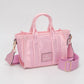 Madeline Love Pink Rhinestone Studded Small Top Handle Crossbody Bag - Bags & Wallets