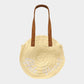 Madeline Love Beige Hola, Verano Weaving Round Jute Shoulder Bag - Bags & Wallets - desc