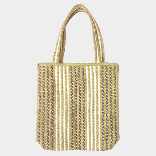 Madeline Love Neutral Boho Striped Shoulder Bag - Bags & Wallets