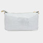 Madeline Love Silver Bling Studded Flat Crossbody Bag - Bags & Wallets