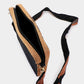 Madeline Love Brown Seed Beaded Tiger Print Square Crossbody Bag - Bags & Wallets - extra