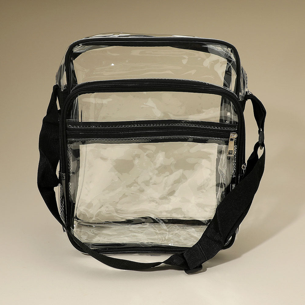 Madeline Love Black, Clear Transparent Crossbody Bag - Bags & Wallets