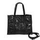Madeline Love Black Metallic Top Handle Crossbody Bag - Bags & Wallets - desc