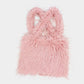 Madeline Love Pink Furry Faux Fur Tote Bag - Bags & Wallets - desc