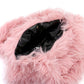 Madeline Love Pink Furry Faux Fur Tote Bag - Bags & Wallets - extra