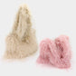 Madeline Love White Furry Faux Fur Tote Bag - Bags & Wallets - extra