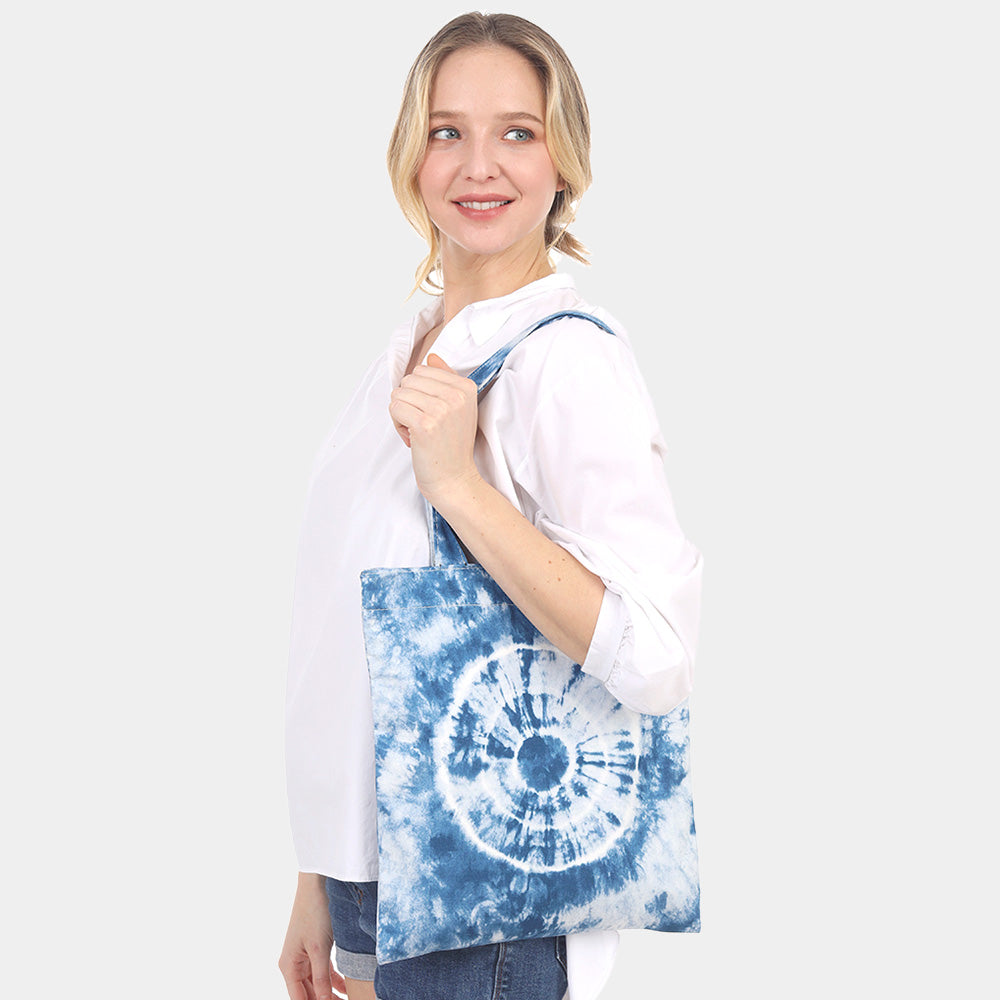 Madeline Love Blue Tie Dye Eco Shoulder Bag - Bags & Wallets