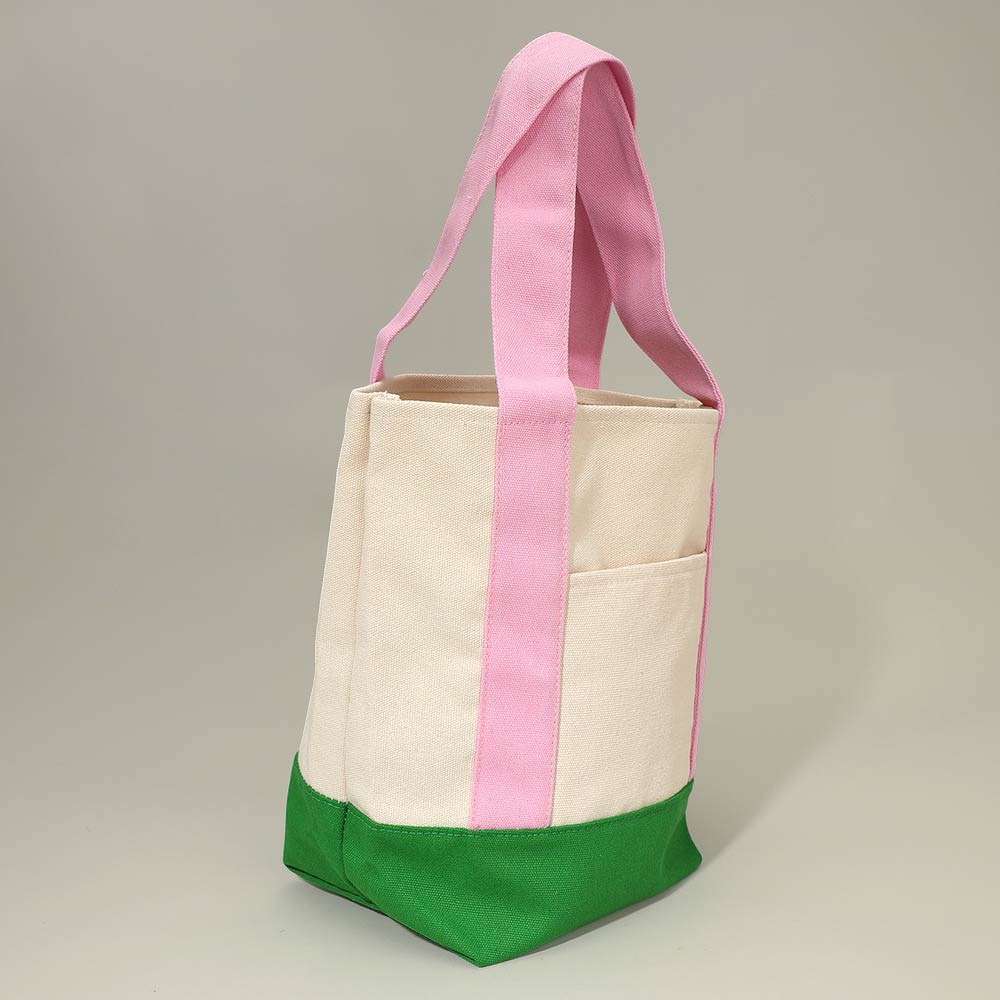 Madeline Love Pink&Green Classic Canvas Tote Bag - Bags & Wallets - extra