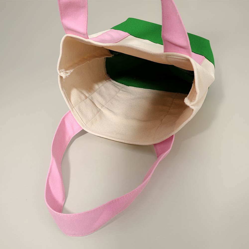 Madeline Love Pink&Green Classic Canvas Tote Bag - Bags & Wallets - extra