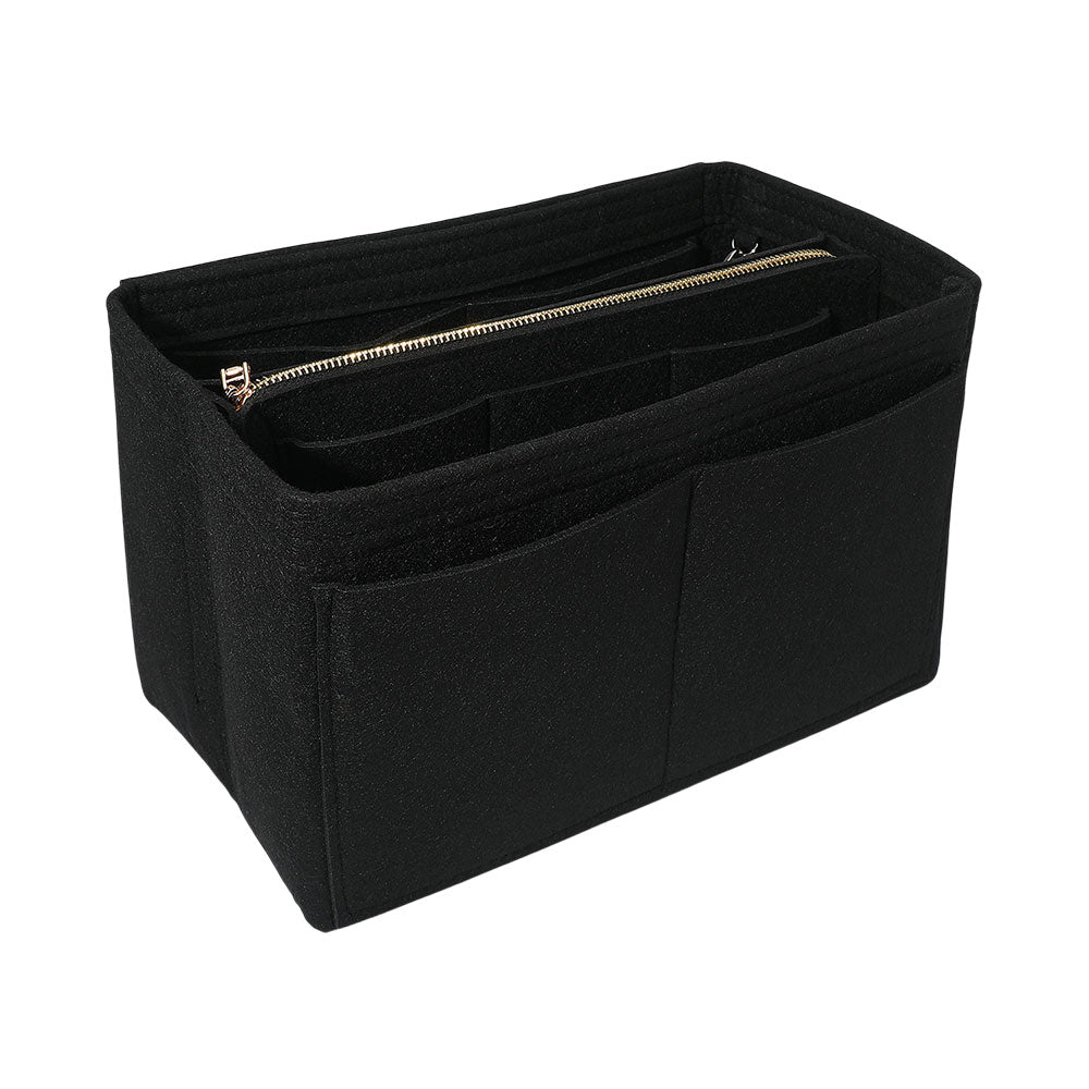 Madeline Love Black Multi Pocket Handbag Organizer Insert - Bags & Wallets - desc