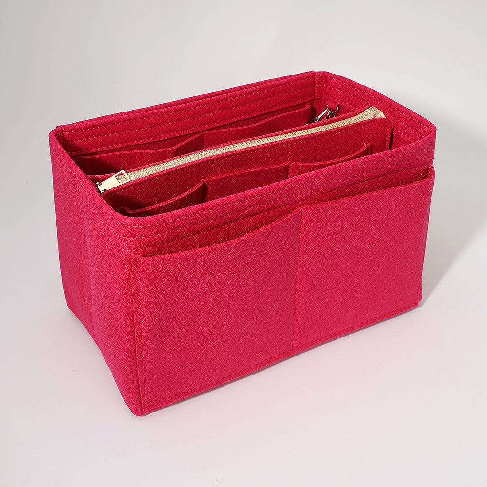 Madeline Love Fuchsia Multi Pocket Handbag Organizer Insert - Bags & Wallets