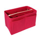 Madeline Love Fuchsia Multi Pocket Handbag Organizer Insert - Bags & Wallets - desc