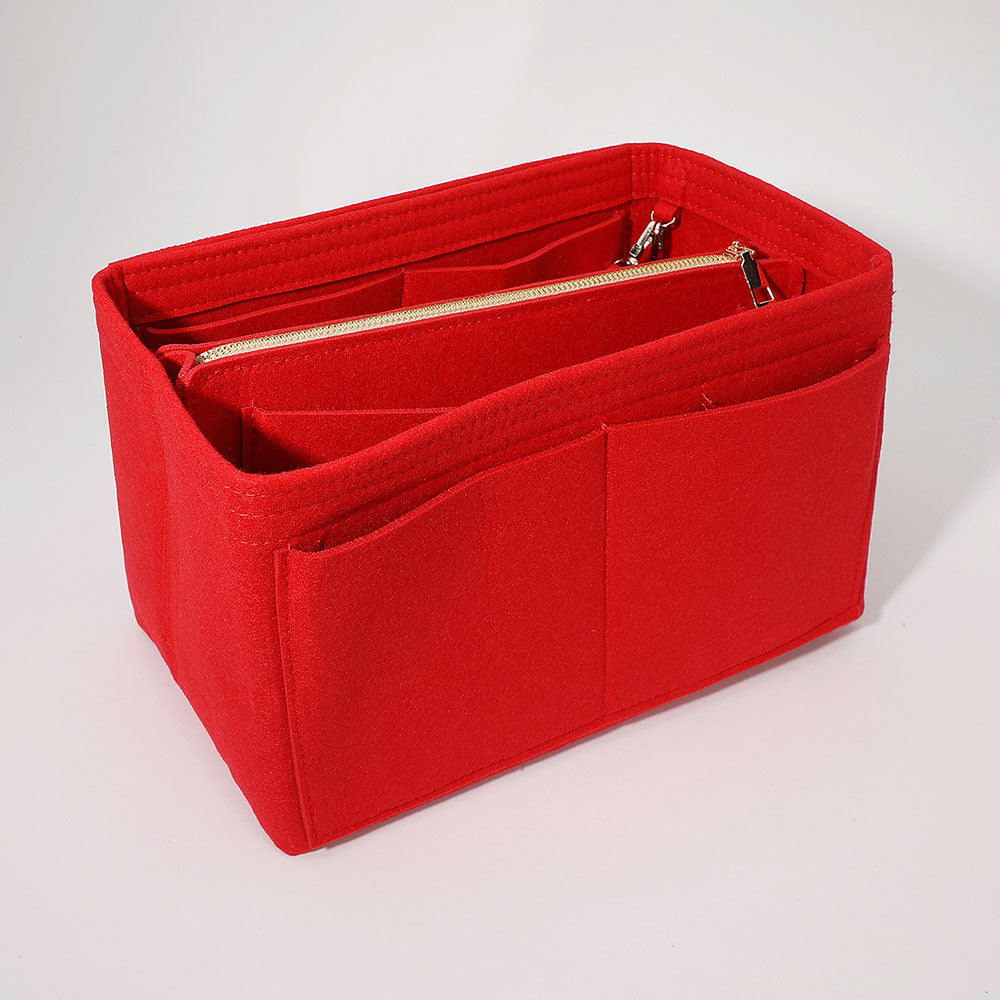 Madeline Love Red Multi Pocket Handbag Organizer Insert - Bags & Wallets