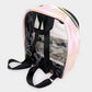 Madeline Love Clear, Khaki Shimmery Clear Transparent Backpack - Bags & Wallets - desc