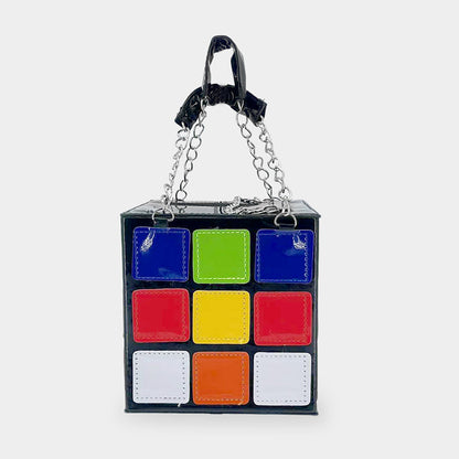 Madeline Love Multi Rubik's Cube Tote / Crossbody Bag - Bags & Wallets
