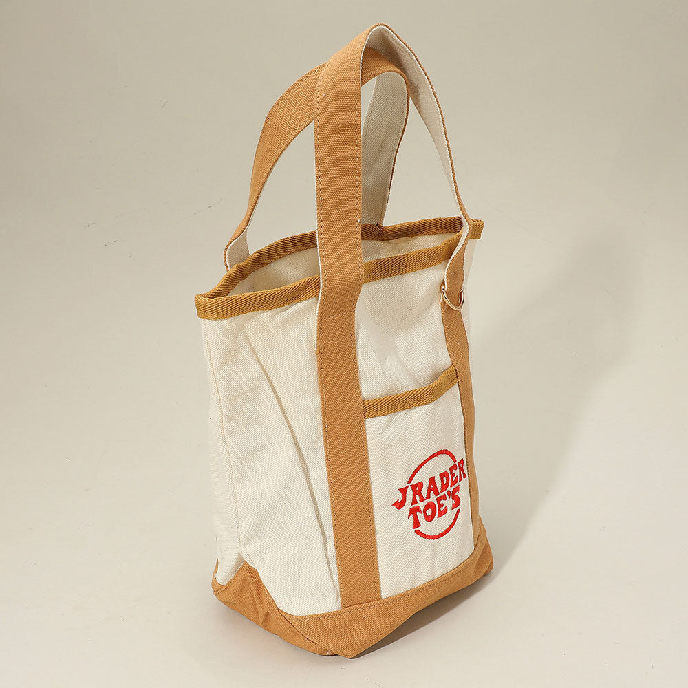 Madeline Love Pink Jrader Toes Message Embroidered Small Multi Purpose Canvas Tote Bag - Bags & Wallets - extra