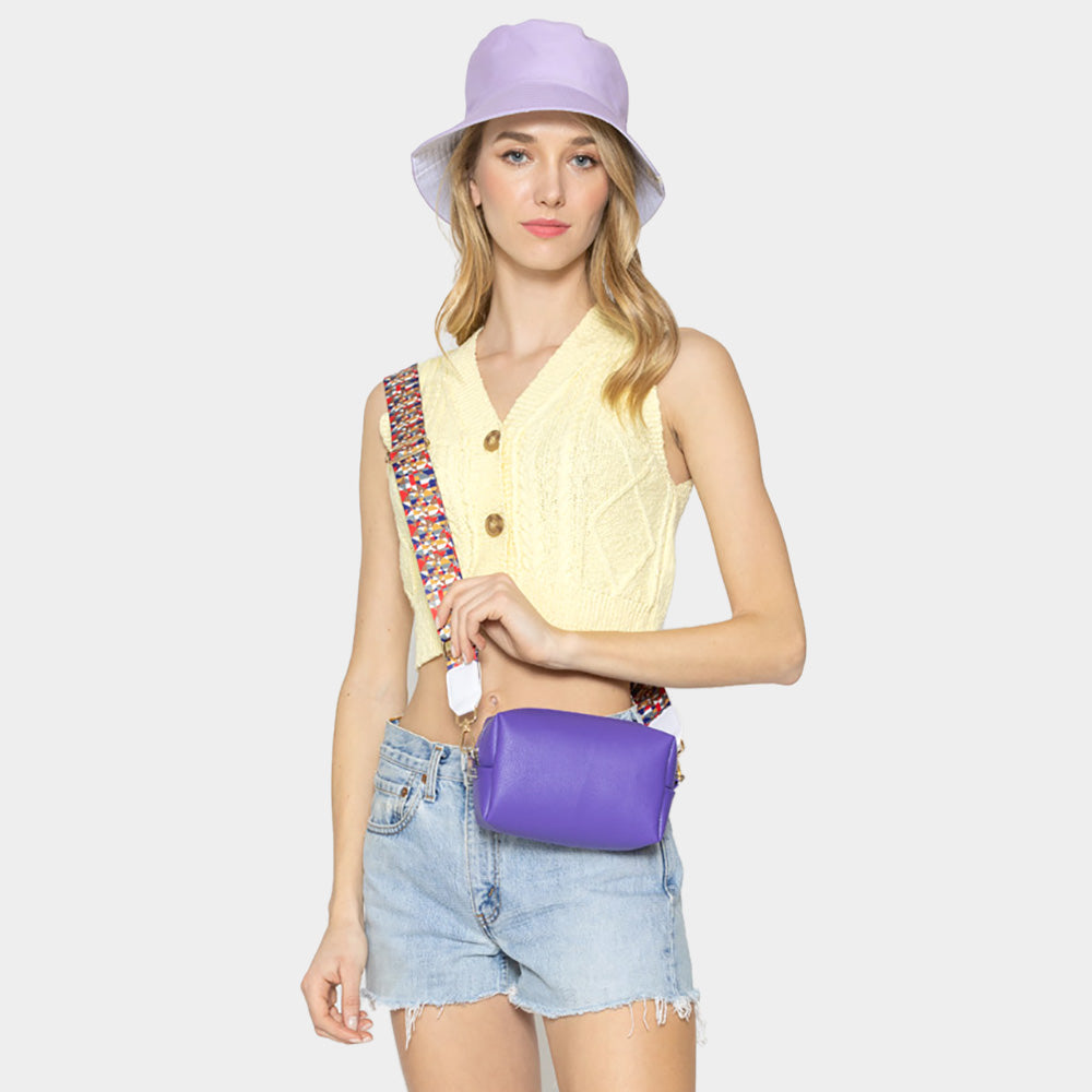 Madeline Love Purple Solid Pouch Bag - Bags & Wallets
