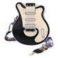 Madeline Love Black Electronic Guitar Shaped Crossbody Bag - Bags & Wallets - extra