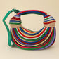 Madeline Love Multi Faux Leather Contemporary Sculpted Shoulder Handbag - Bags & Wallets