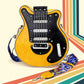 Madeline Love Yellow Electronic Guitar Shaped Crossbody Bag - Bags & Wallets
