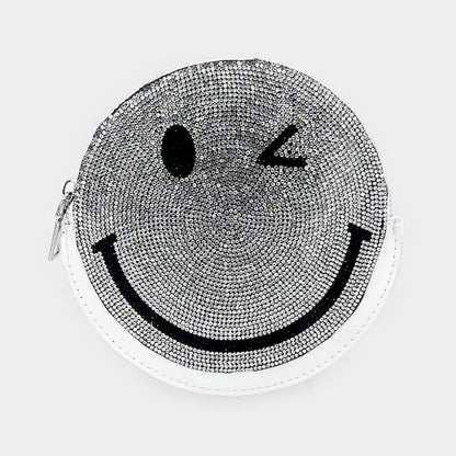 Madeline Love White Bling Smile Crossbody Bag - Bags & Wallets
