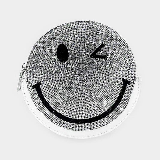 Madeline Love White Bling Smile Crossbody Bag - Bags & Wallets