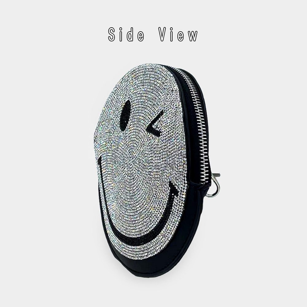 Madeline Love White Bling Smile Crossbody Bag - Bags & Wallets - extra