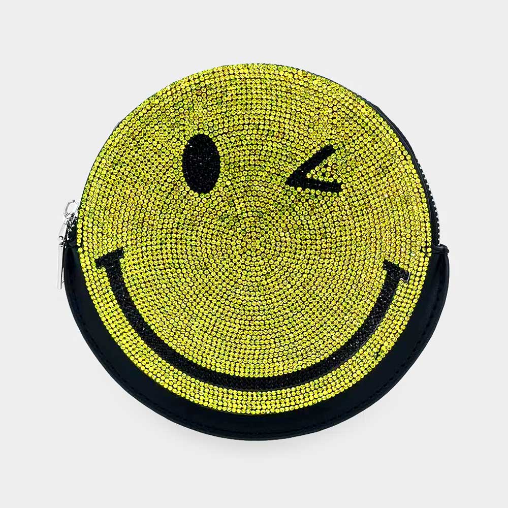 Madeline Love Yellow Bling Smile Crossbody Bag - Bags & Wallets