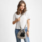 Madeline Love Black Boho Tribal Pattern Woven Tassel Drawstring Bucket Bag - Bags & Wallets