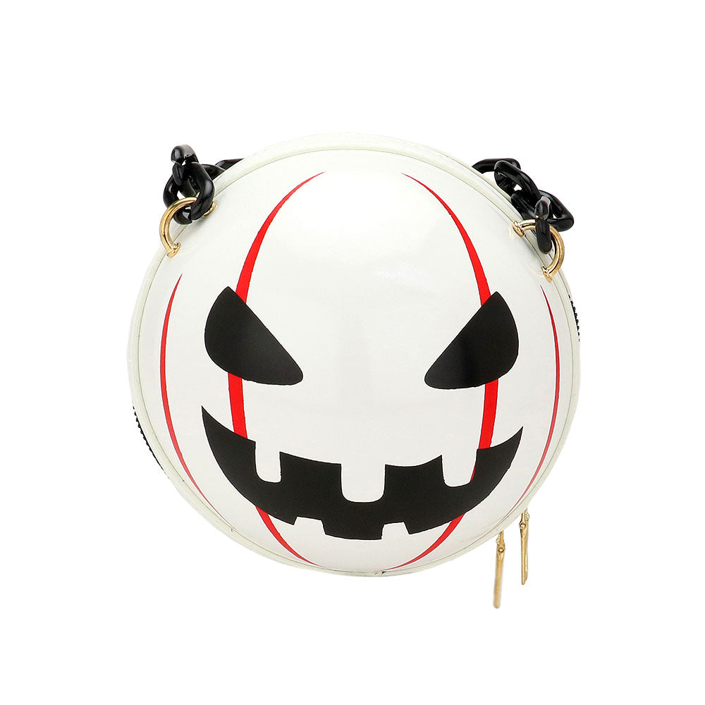 Madeline Love White Pumpkin Round Tote /  Crossbody Bag - Bags & Wallets - extra