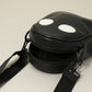 Madeline Love Black Faux Leather Cute Spooky Halloween Ghost Crossbody Bag - Bags & Wallets - extra