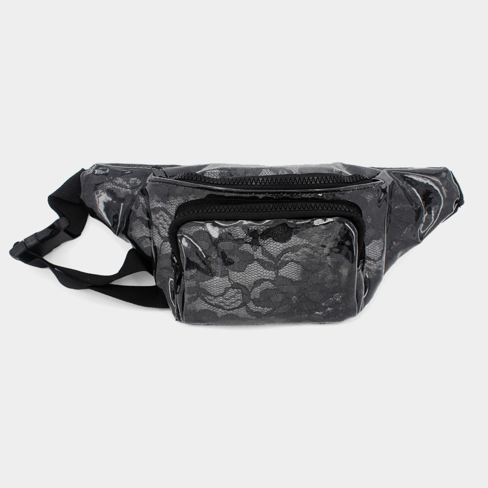 Madeline Love Black Lace Fanny Pack - Bags & Wallets