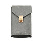 Madeline Love Clear, Gold Bling Studded Rectangle Flap Crossbody Cellphone Bag - Bags & Wallets - desc