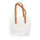 Madeline Love White Flower Lace Tote Bag / Shoulder Bag - Bags & Wallets - desc