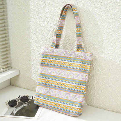 Madeline Love Multi Aztec Patterned Eco Shoulder Bag - Bags & Wallets