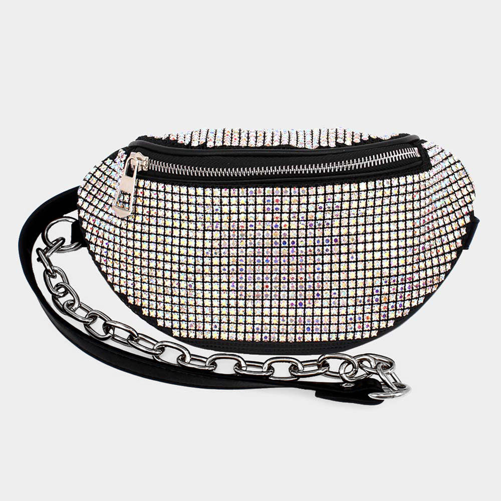 Madeline Love AB Bling Faux Leather Crossbody Bag - Bags & Wallets