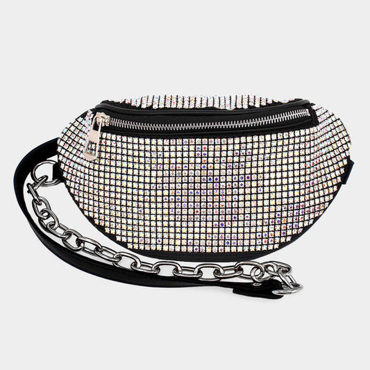 Madeline Love AB Bling Faux Leather Crossbody Bag - Bags & Wallets