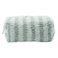 Madeline Love Green Stripe Sherpa Pouch Bag - Bags & Wallets - extra