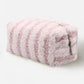 Madeline Love Pink Stripe Sherpa Pouch Bag - Bags & Wallets