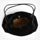 Madeline Love Black Solid Faux Fur Mini Handbag Shoulder Bag - Bags & Wallets - extra