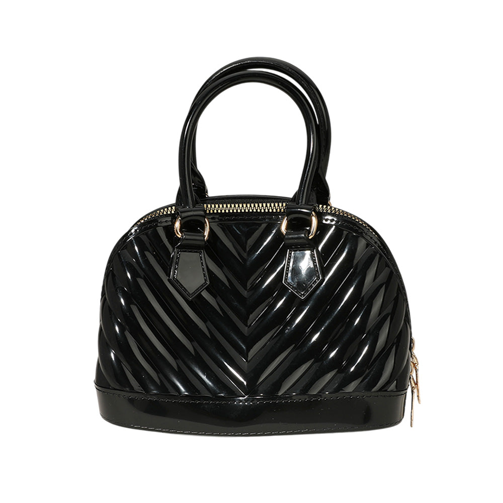 Madeline Love Black Mini Jelly Tote Bag - Bags & Wallets - desc