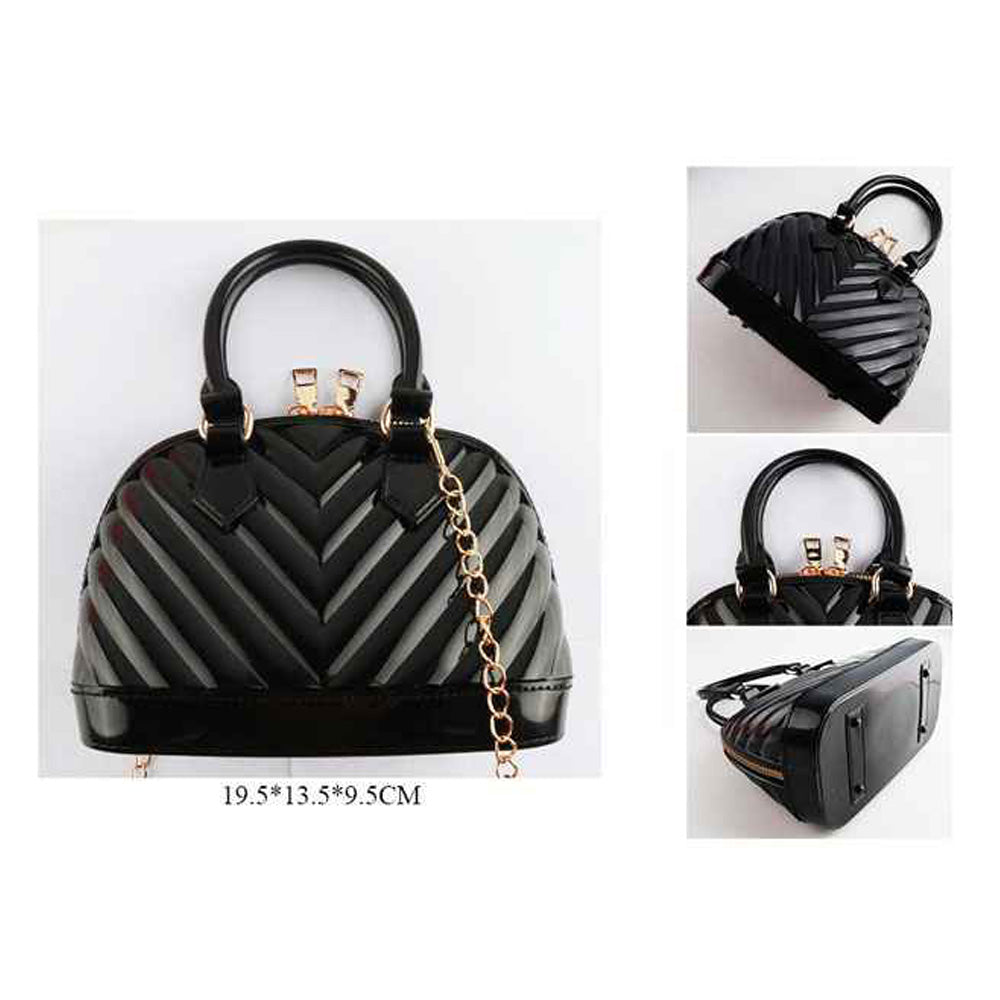Madeline Love Black Mini Jelly Tote Bag - Bags & Wallets - extra